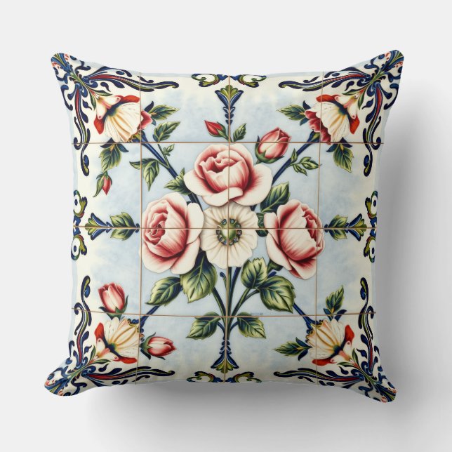 harmony in roses pillow (Front)