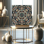 Harmony in Symmetry: A Geometric Masterpiece Tile<br><div class="desc">"Harmony in Symmetry" is an exquisite geometric pattern design that epitomises the beauty of symmetry. This masterpiece is a mesmerising array of shapes, meticulously arranged to create a harmonious and balanced composition. The use of rich, vibrant colours adds depth and emotion, inviting viewers into a soulful exploration of geometric art....</div>