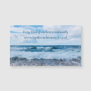 Harmony Inspirational Beach Photography Magnet