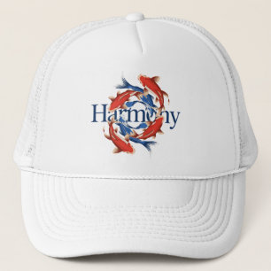 Harmony – Japanese Koi Symbol of Balance Trucker Hat