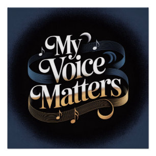 Harmony of Courage: My Voice Matters Poster