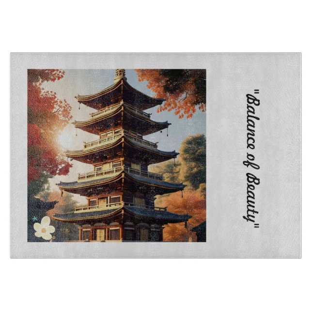 "Harmony of East" Cutting Board (Front)