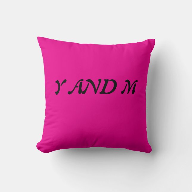 Harmony of letters cushion (Front)