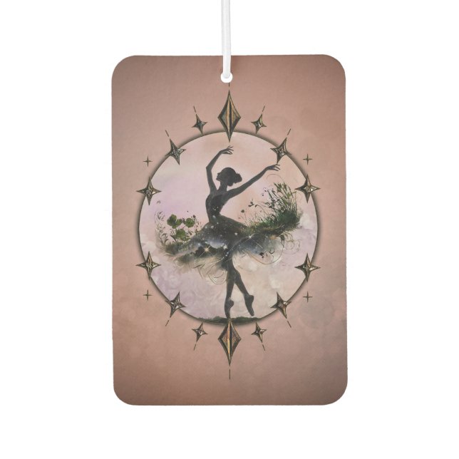 Harmony of Movement The ballerina in the starlight Car Air Freshener (Front)