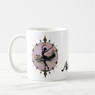 Harmony of Movement The ballerina in the starlight Coffee Mug