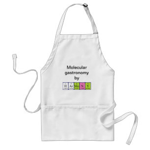 Harmony periodic table name apron