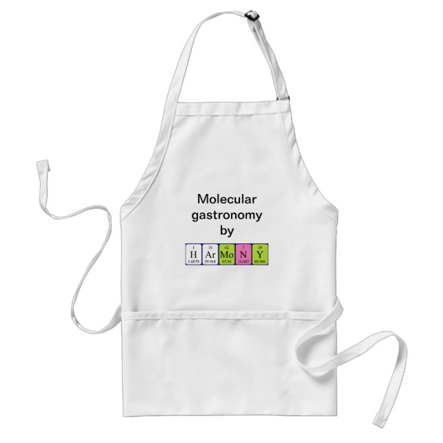 Harmony periodic table name apron (Front)