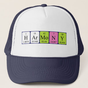 Harmony periodic table name hat
