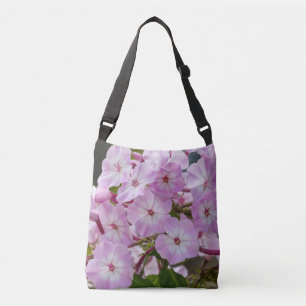 Harmony Phlox – Pink Garden Bloom Crossbody Bag
