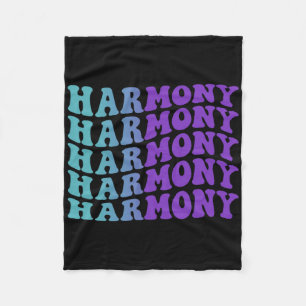 Harmony Suicide Prevention Mental Health Awareness Fleece Blanket