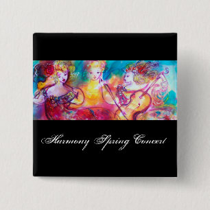 HARMONY TRIO SPRING CONCERT 15 CM SQUARE BADGE