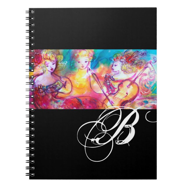 HARMONY TRIO SPRING CONCERT MONOGRAM SPIRAL NOTEBOOK (Front)