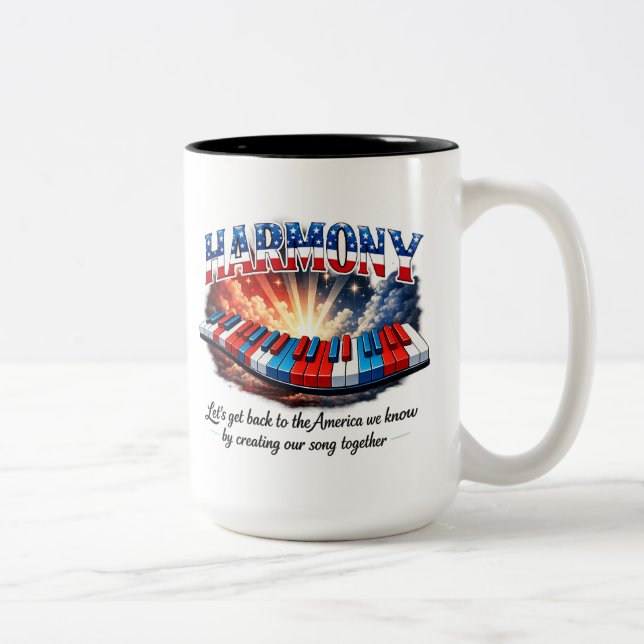HARMONY Two-Tone COFFEE MUG (Right)