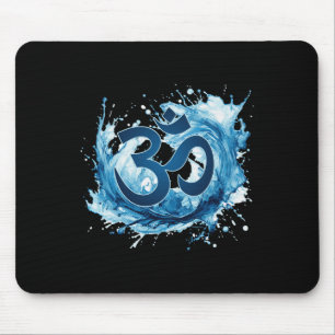 Harmony Unleashed The Energetic Om Wave  Mouse Pad