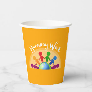 'Harmony Week' Paper Cups