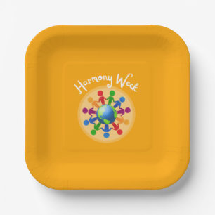 Harmony Week t-shirt 2024 Paper Plate