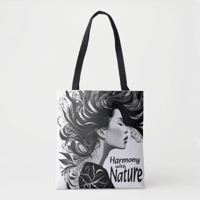 Harmony With Nature Tote Bag (Front)