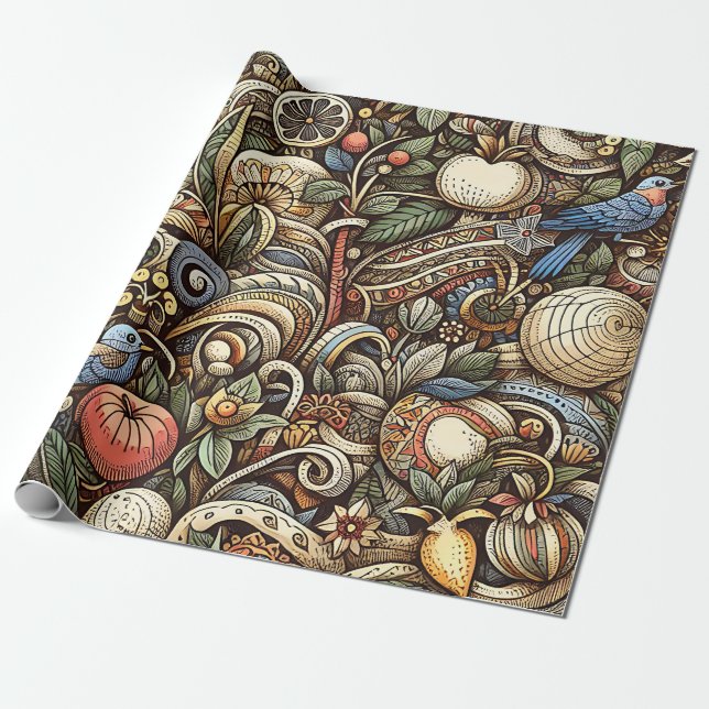 HARMONY WRAPPING PAPER (Unrolled)
