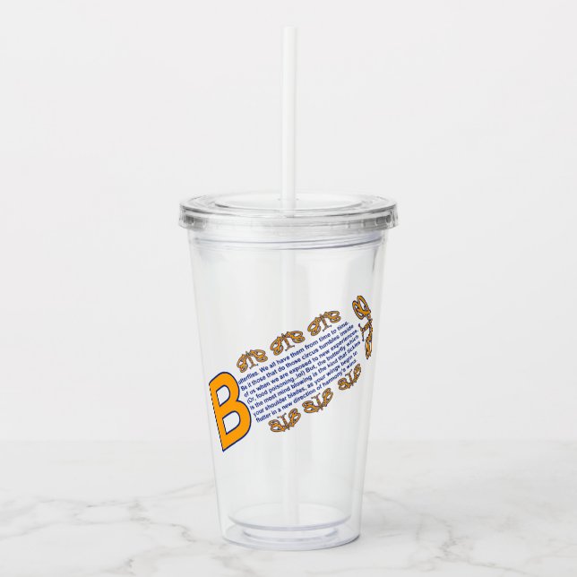 Harmony's Wind  Acrylic Tumbler (Front)