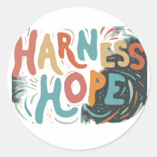 Harness Hope Classic Round Sticker