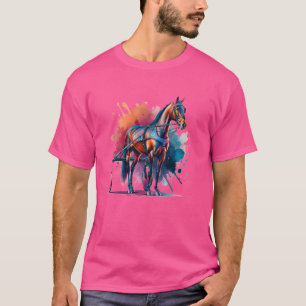 Harness Racehorse - Gift for Race Horse Lover, Sta T-Shirt