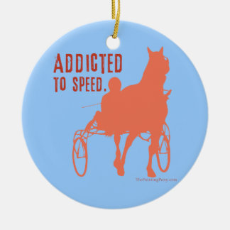 Harness Racing Ceramic Tree Decoration