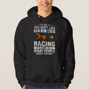 Harness Racing Horse Race Track Racer Trotting Hor Hoodie