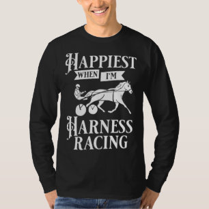 Harness Racing Horse Race Track Racer Trotting Hor T-Shirt