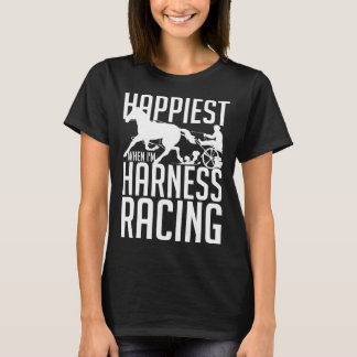Harness Racing Horse Race Track Racer Trotting Hor T-Shirt