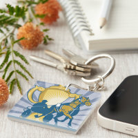 Harness Racing Keychain