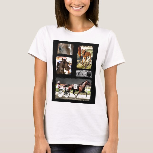 Harness Racing Sport T-Shirt (Front)