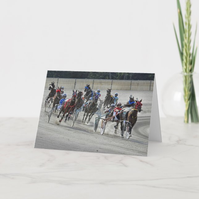 Harness Racing The Last Turn Card (Front)