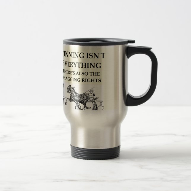 harness racing travel mug (Right)