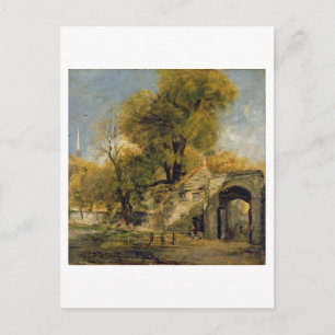 Harnham Gate, Salisbury, c.1820-21 (oil on canvas) Postcard