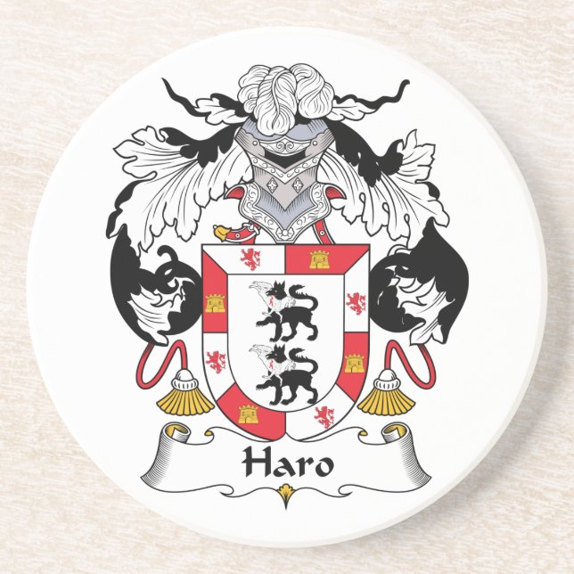 Haro Family Crest Coaster (Front)