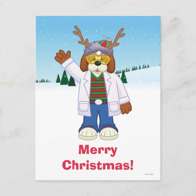 Harold J. "Goober" Hausenfeffer Jr. Holiday Postcard (Front)