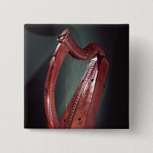 Harp 15 Cm Square Badge