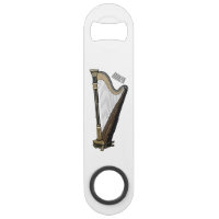 Harp cartoon illustration 