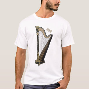 Harp cartoon illustration  T-Shirt