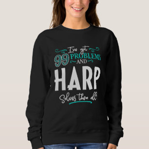 Harp Design - Harp Solves Them All Sweatshirt