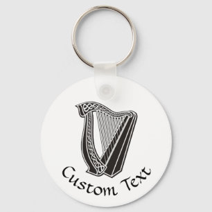 Harp Icon Keychain