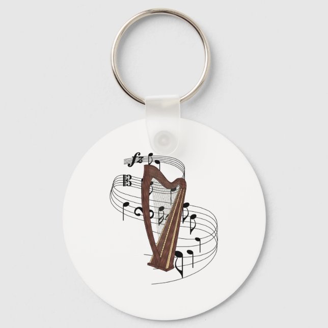 Harp Key Ring (Front)