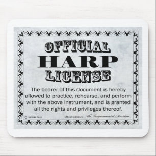 Harp License Mouse Pad