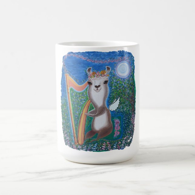 Harp Moon Angel Coffee Mug (Center)