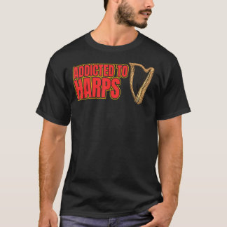 Harp Music Instrument Player Beginner Lesson 5 T-Shirt