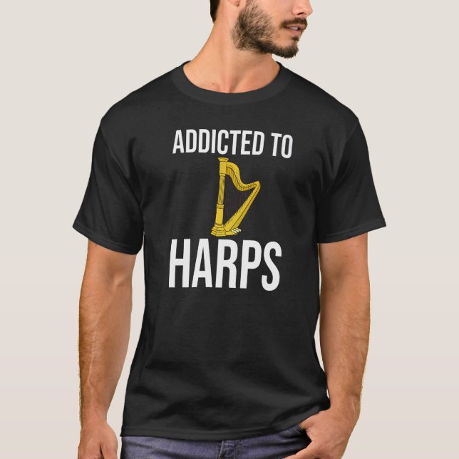 Harp Music Instrument Player Beginner Lesson  9 T-Shirt (Front)