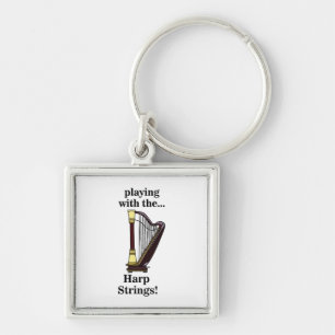 Harp Musical Instrument Harp Key Ring