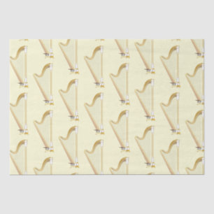 Harp Musician Music Teacher Tissue Paper