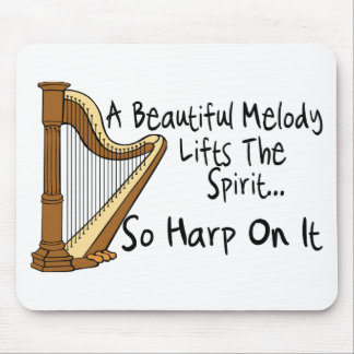 Harp On It Mouse Pad