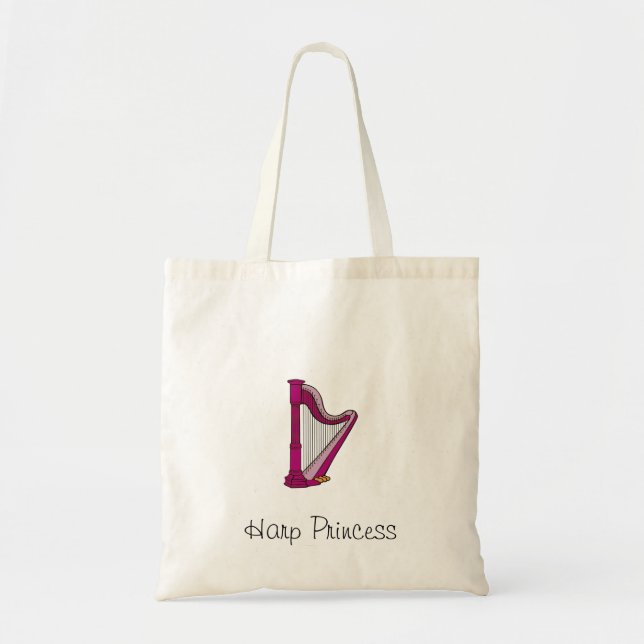 Harp Princess Tote Bag (Front)